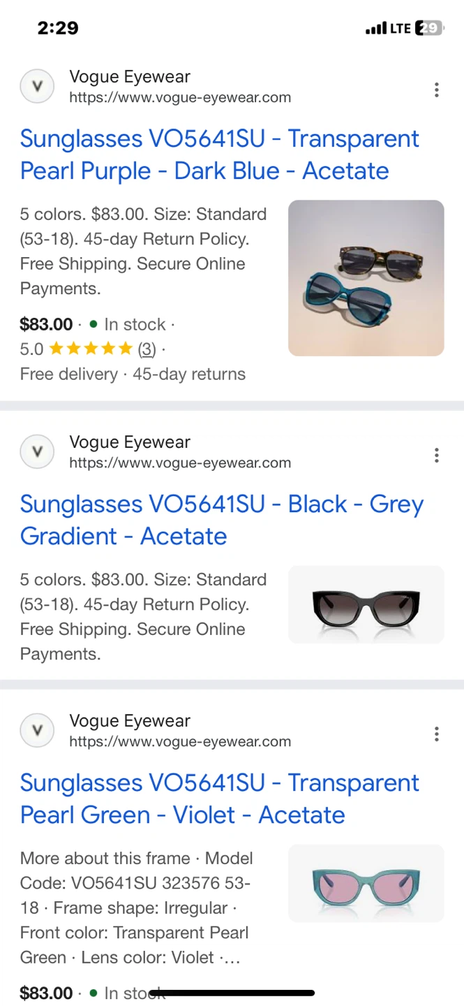 Vogue vo5641-SU sunglasses - photo 5