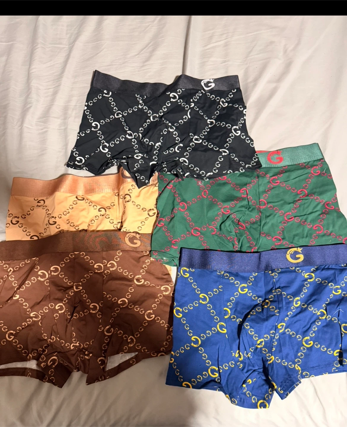 Men's Designer Boxer Briefs - Assorted Colours