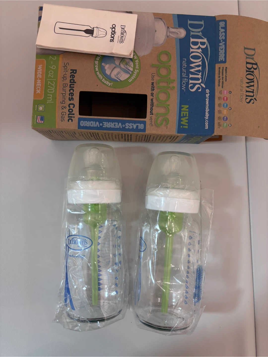 New Dr. Brown's Options+ Glass Bottles 2-Pack - photo 3