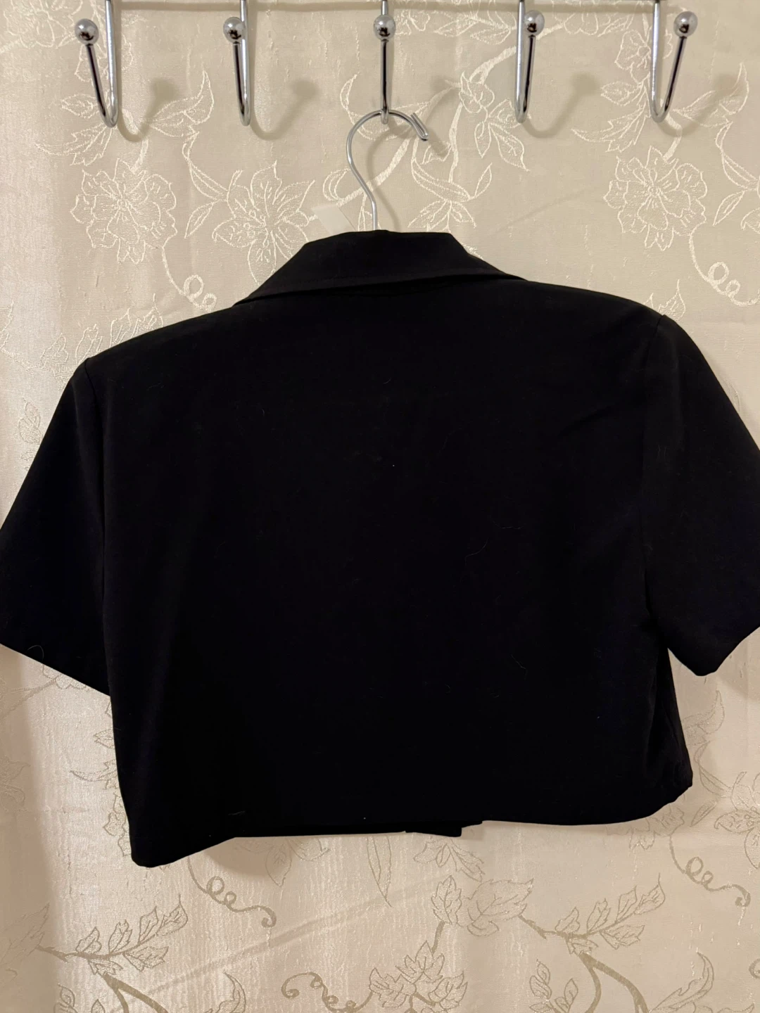 Sunday Best Black Cropped Blazer - Size XS - photo 3