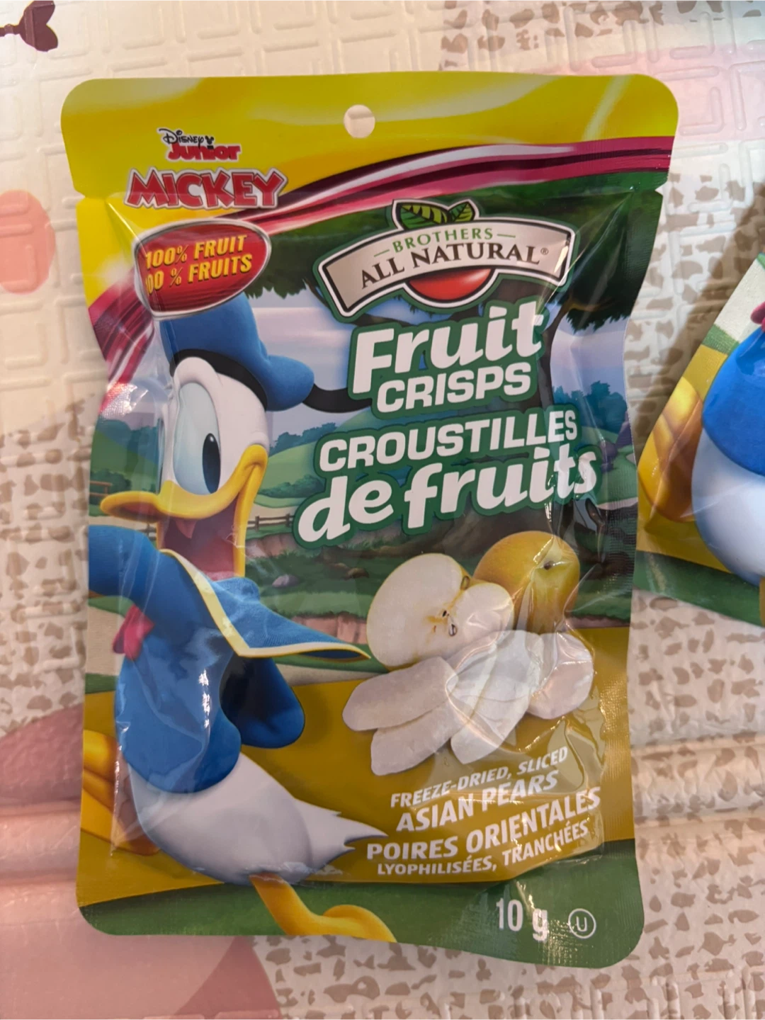 Baby snack - 10 Freeze Dried Fruit Crisps - Apple & Pear - photo 2
