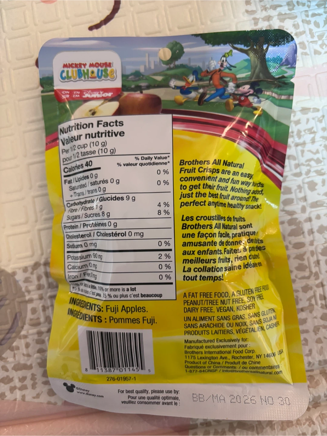 Baby snack - 10 Freeze Dried Fruit Crisps - Apple & Pear - photo 5