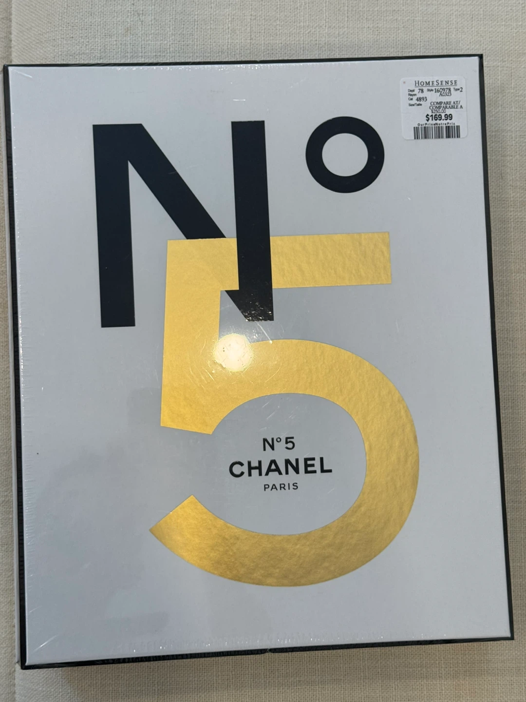 Chanel No. 5 Decorative Book - New