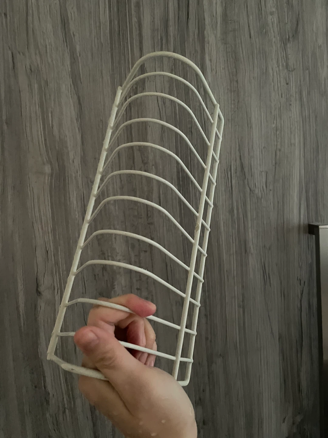 White Metal Dish Rack - photo 2