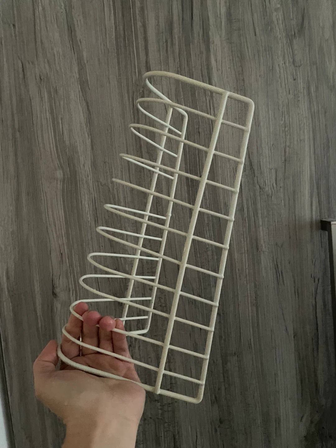 White Metal Dish Rack
