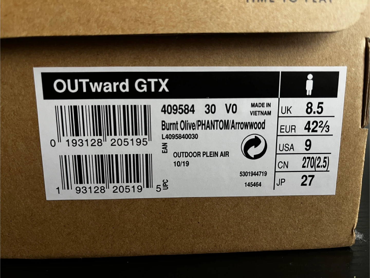 Salomon Outward GTX Hiking Boots - Men's 8.5 - photo 4