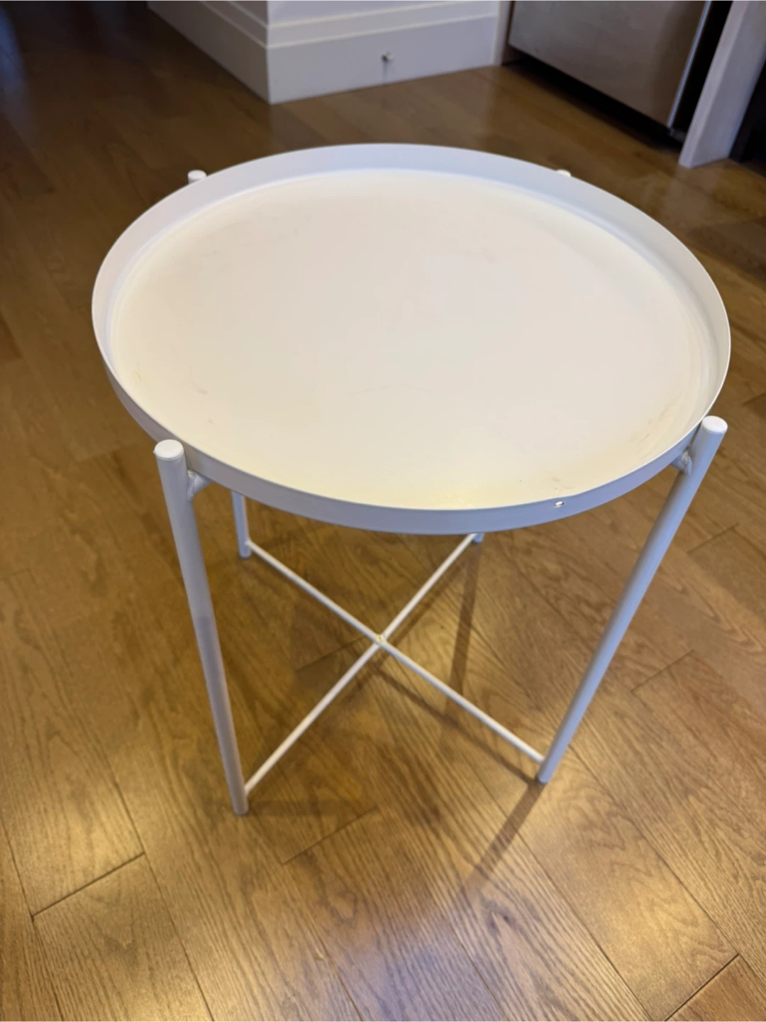 IKEA GLADOM white tray table