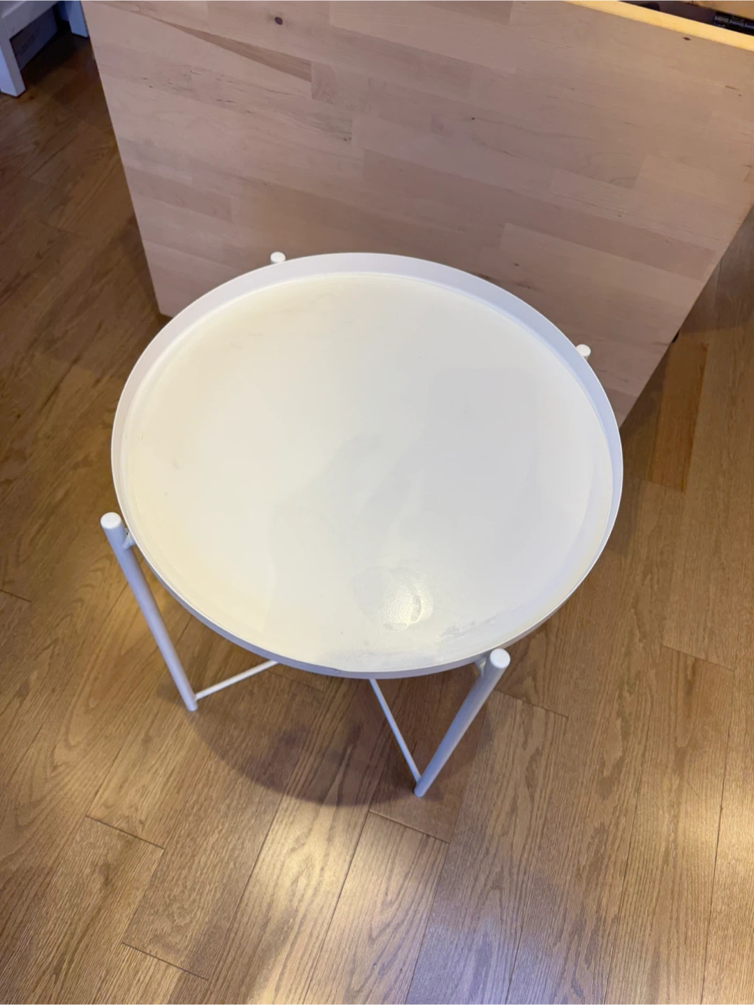 IKEA GLADOM white tray table - photo 2