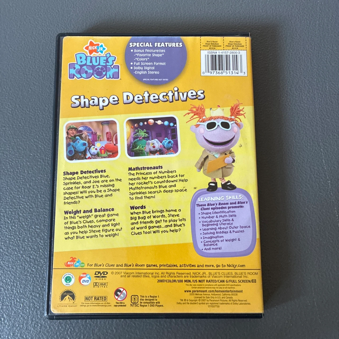 Blue's Room Shape Detectives DVD - photo 2