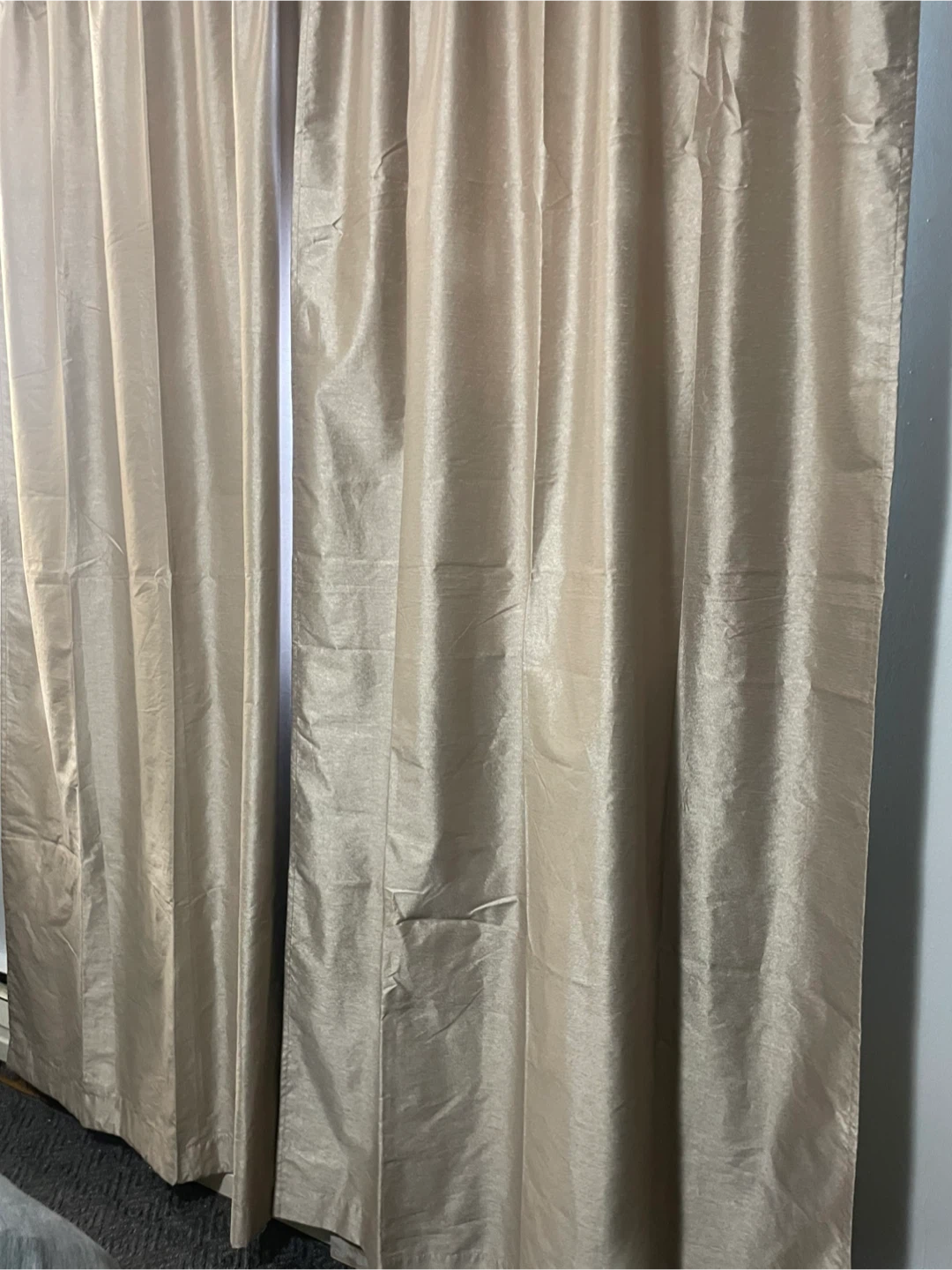 Champagne Gold Curtains - photo 3
