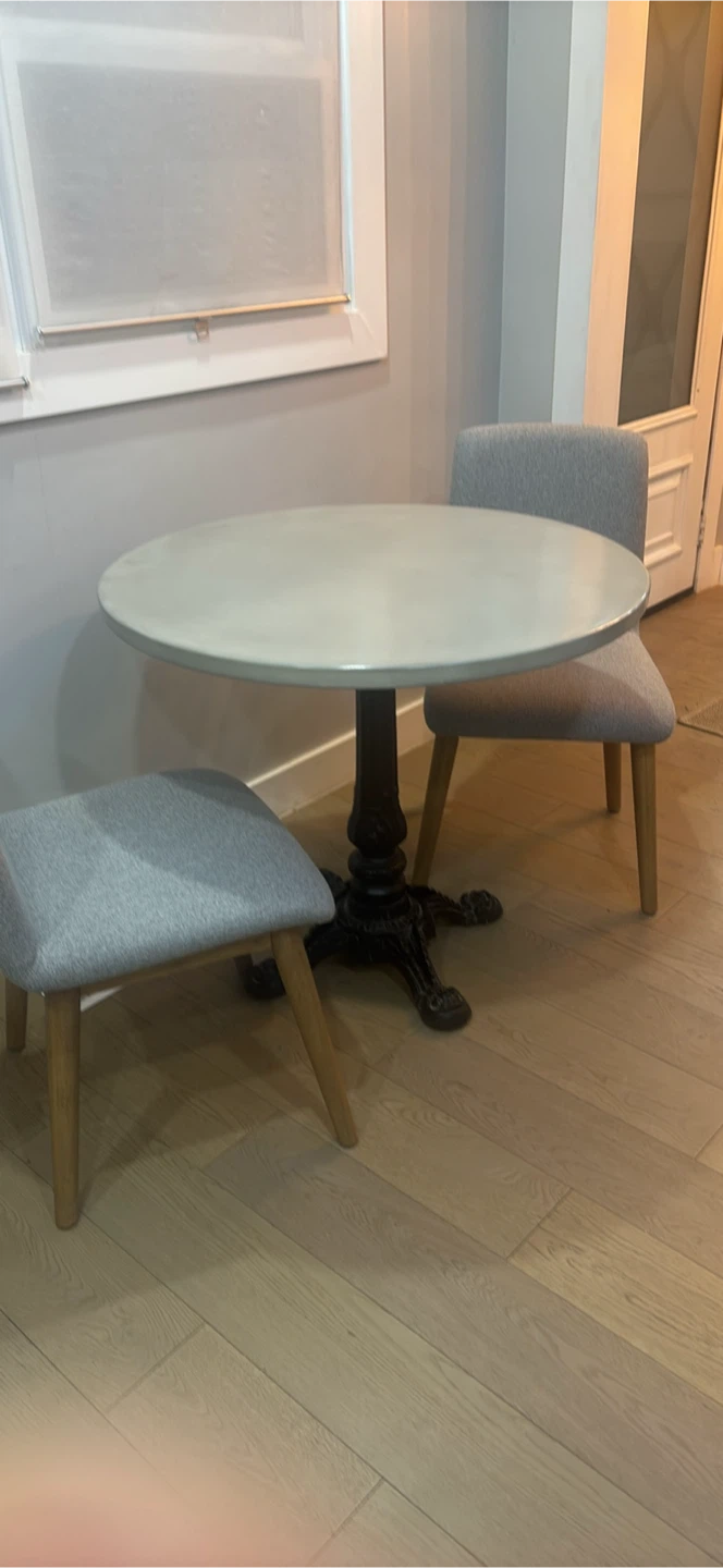 Hand crafted Canadian Artisan Concrete Bistro Table - photo 3