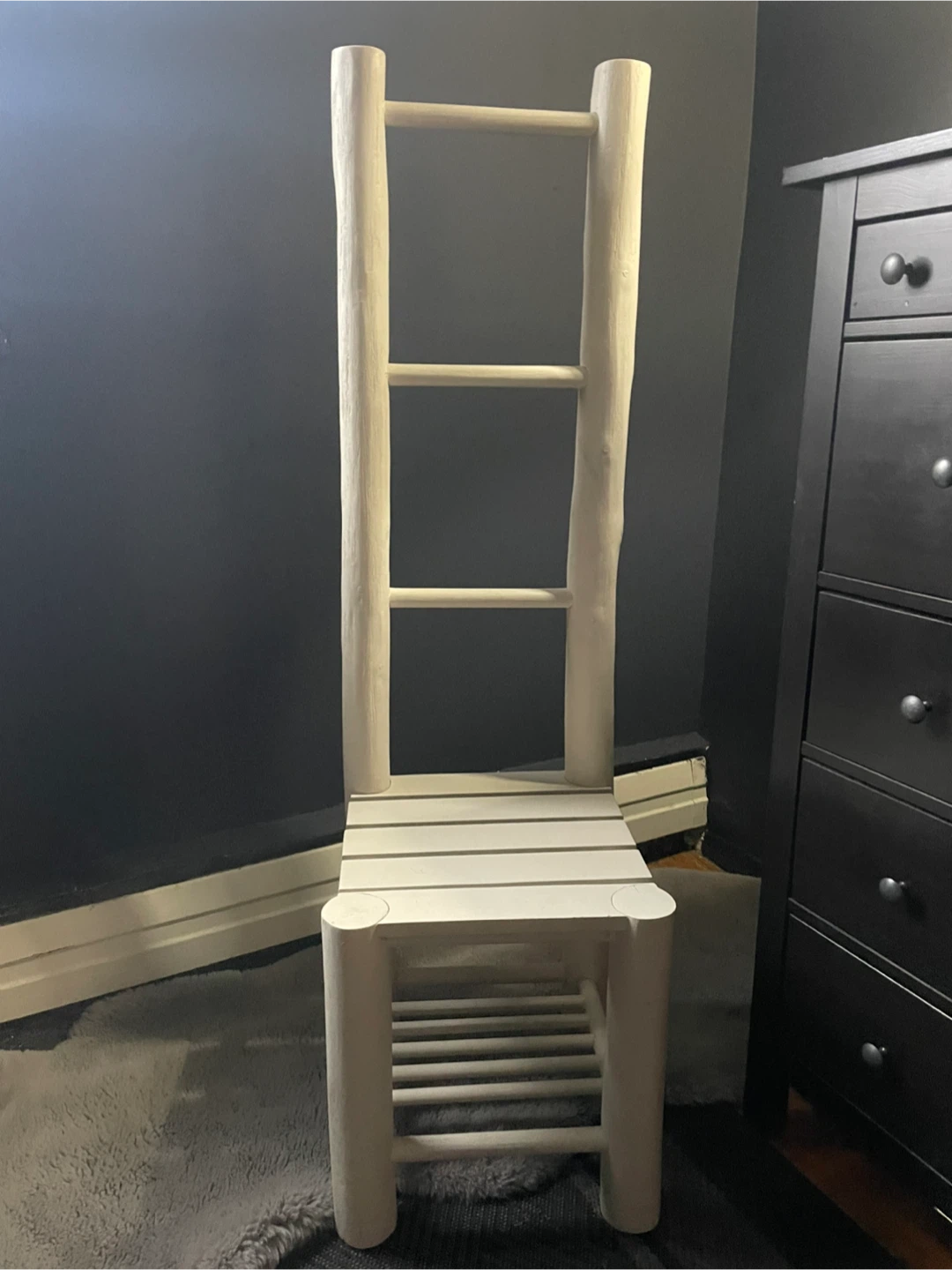 Unique Wooden Ladder Back Chair - photo 2