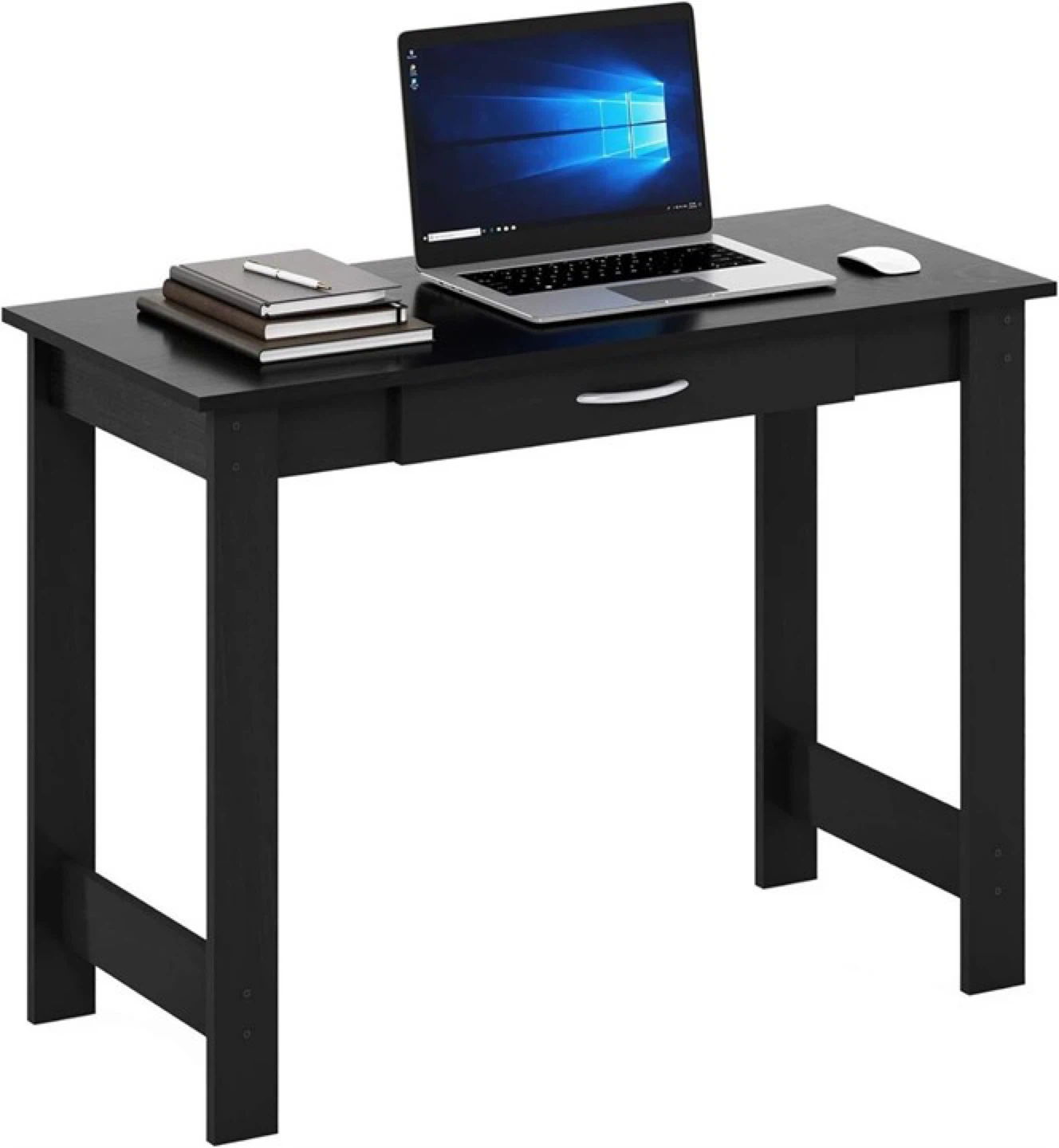 Black Wood Desk with Drawer /Brand New