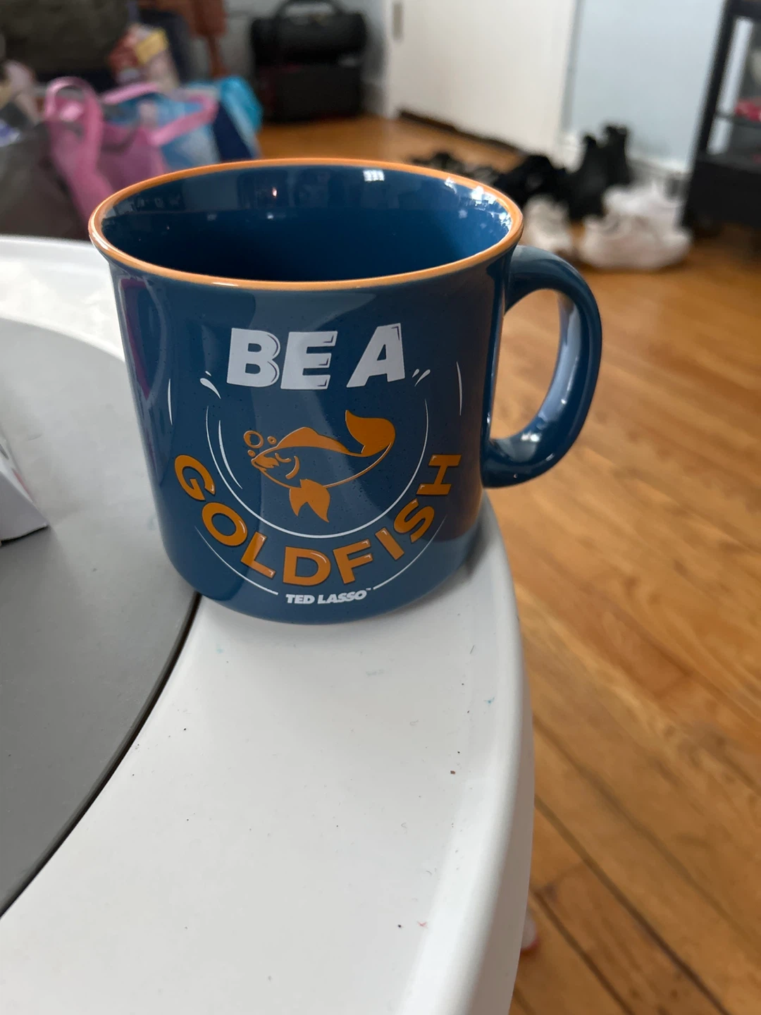 Ted Lasso 'Be A Goldfish' Mug 🥕