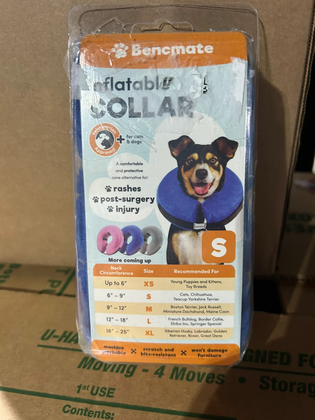 Bencmate Inflatable Collar, Size Small