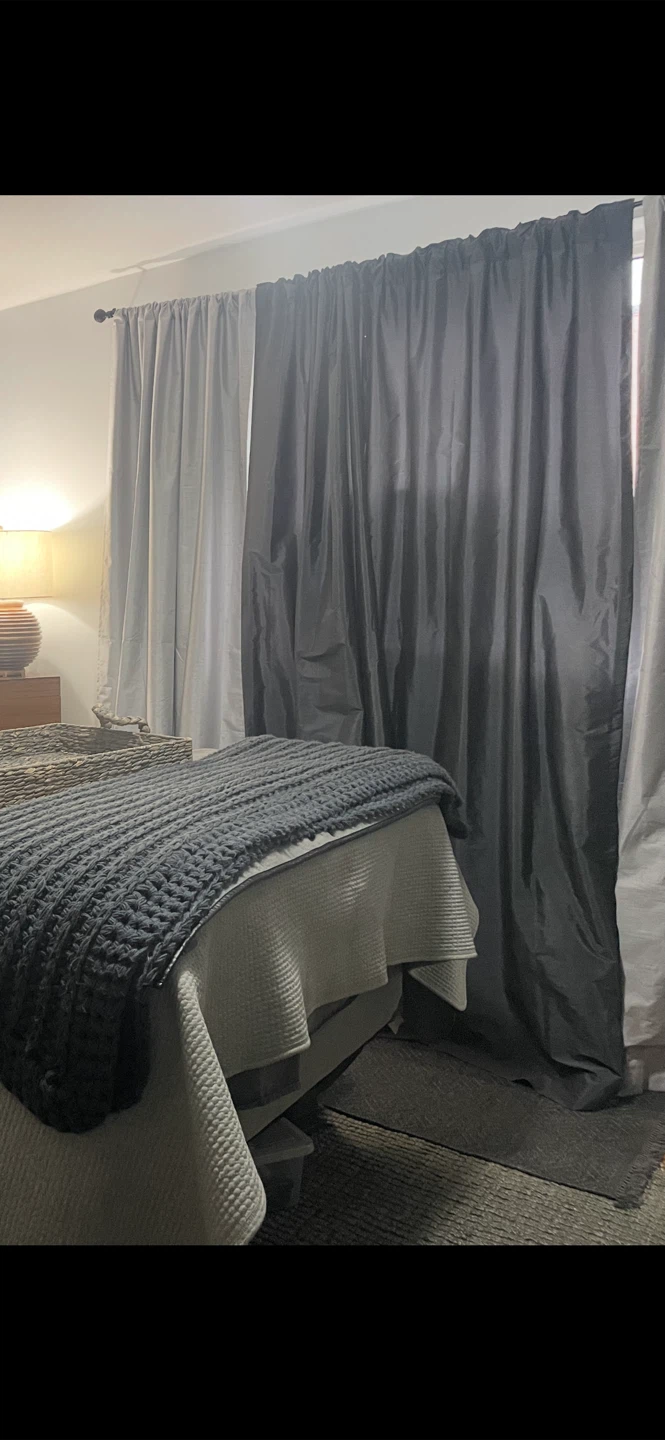 Curtains - Black and Grey