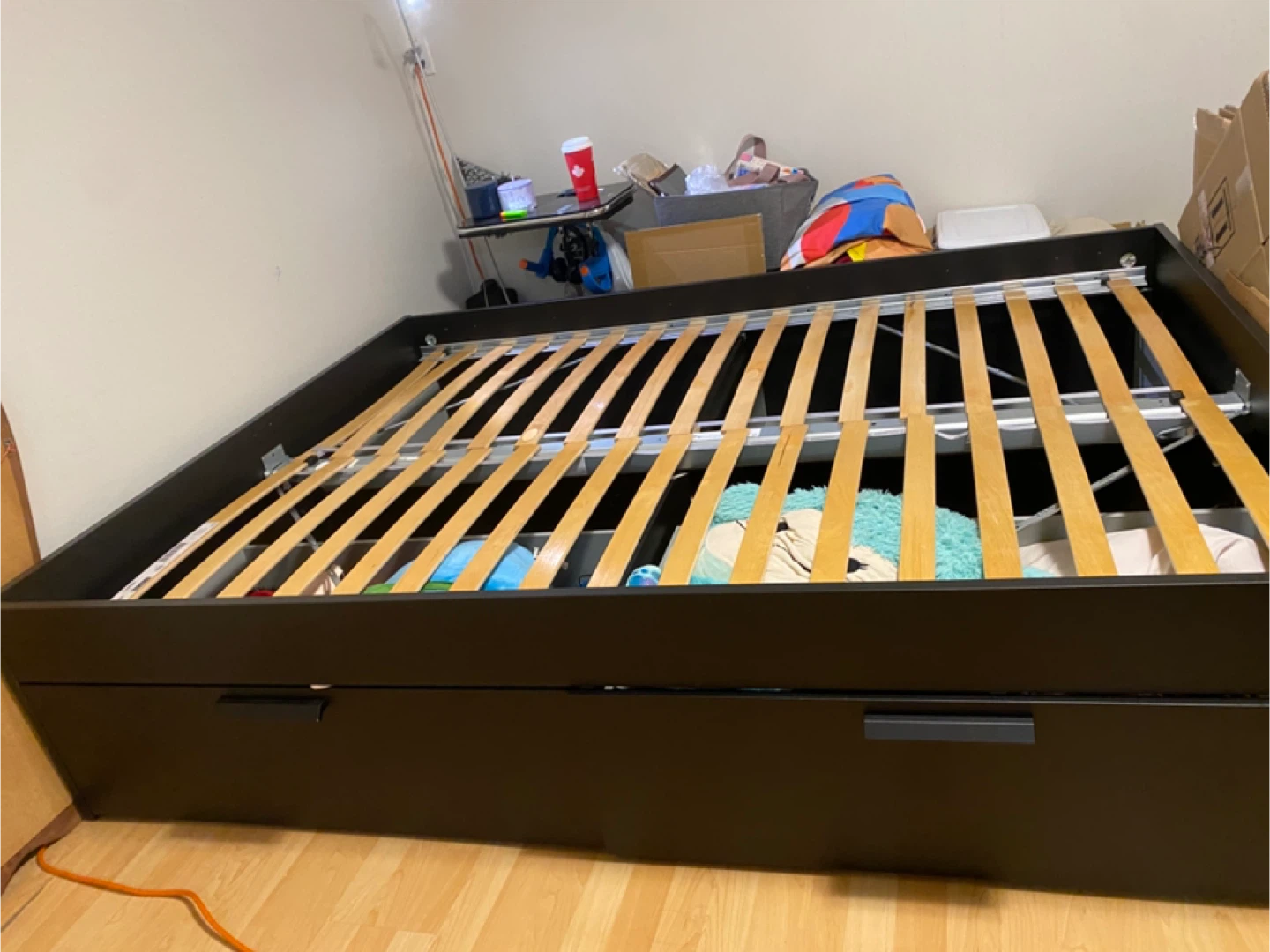 IKEA Malm Bed Frame with Luroy Slatted Base - Queen