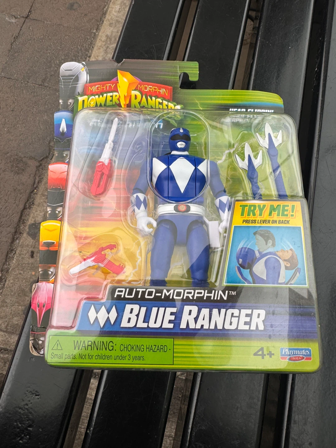 Mighty Morphin Power Rangers Auto-Morphin Blue Ranger