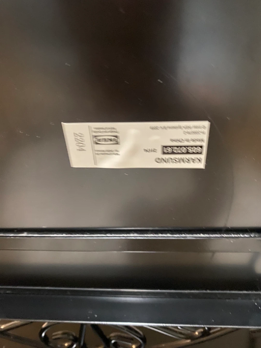 IKEA KARMSUND Table Mirror, Black - photo 2