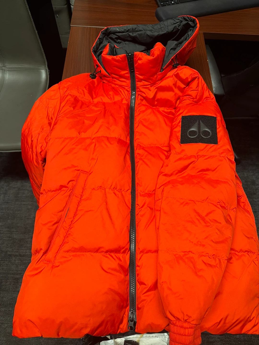 Moose Knuckles Down Puffer Jacket - red