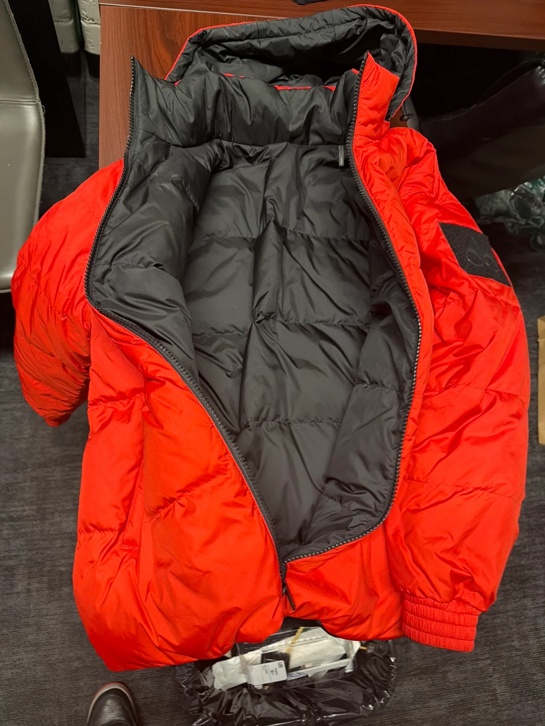 Moose Knuckles Down Puffer Jacket - red - photo 2