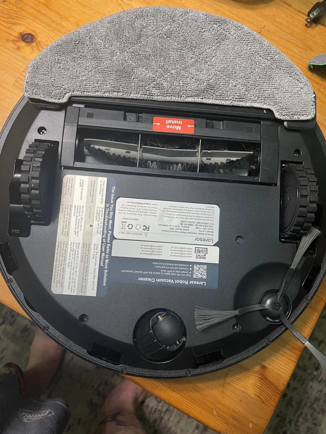 Laresar Robot Vacuum Cleaner - Black - photo 5