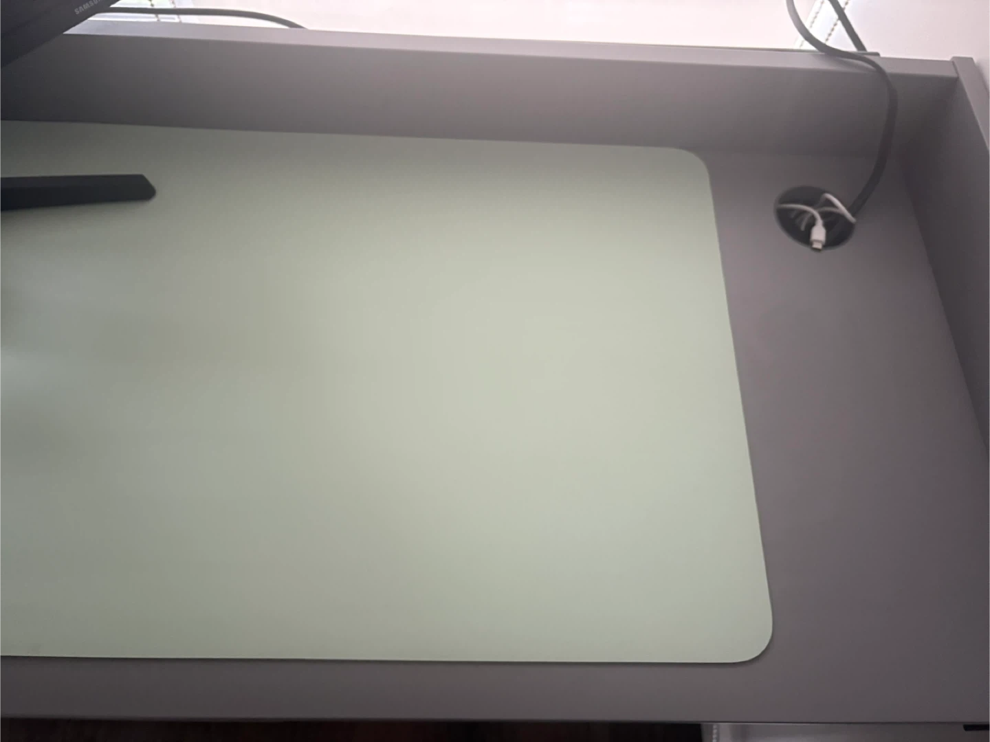 Grey Desk and Chair Set - photo 3