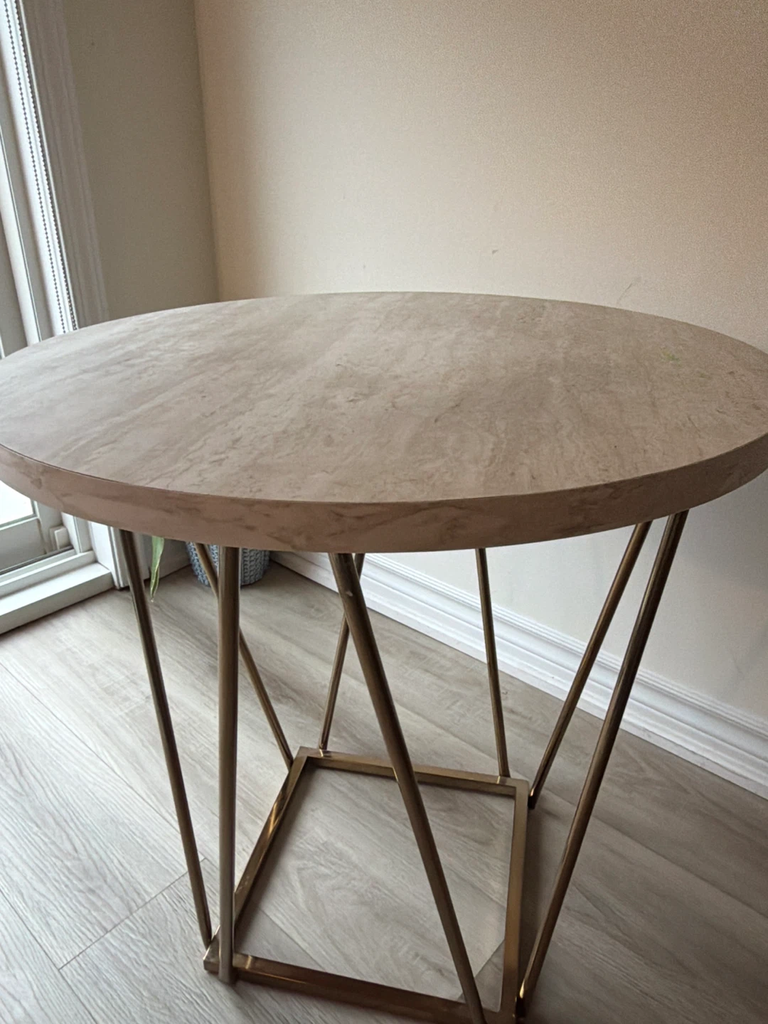 Round Side Tables with Metal Legs - photo 4