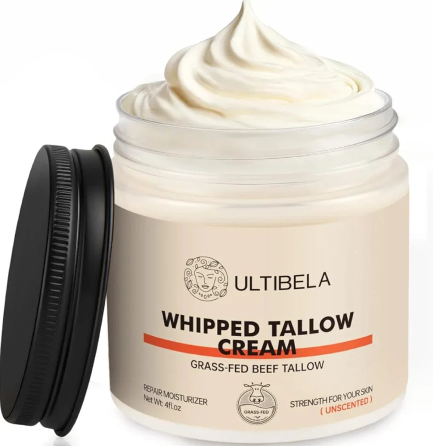 Ultibela Whipped Tallow Cream 4oz