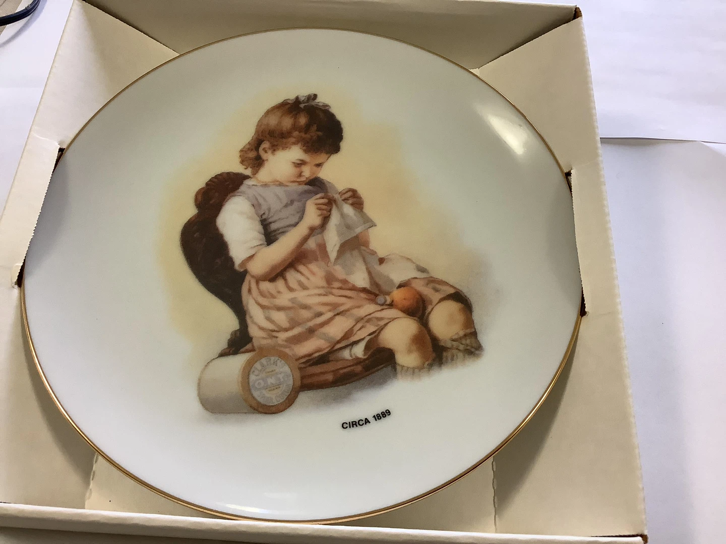 Coats & Clark Limited Edition Plate