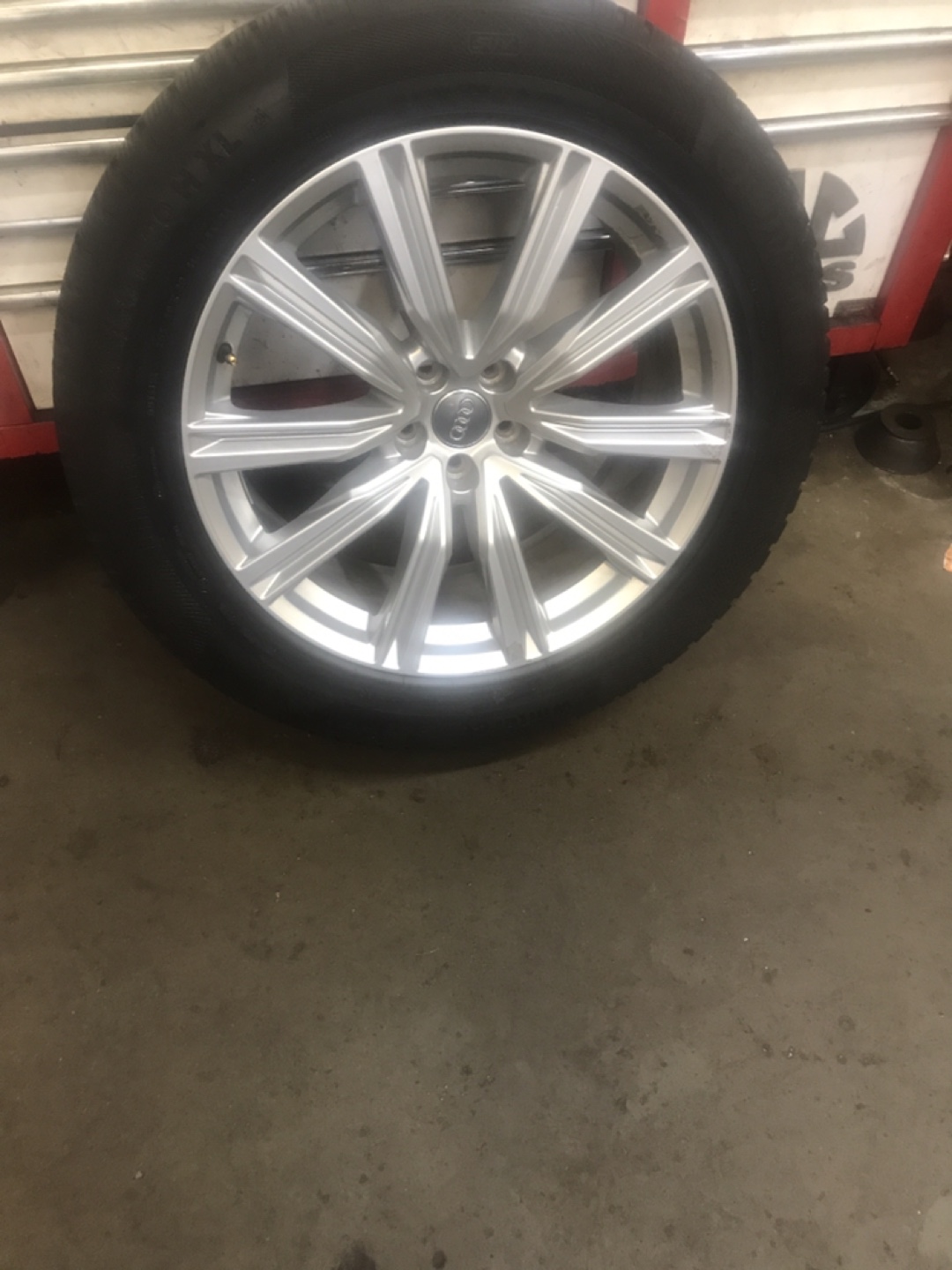 4  five bolt  20” Audi  rims & tires ⭐️MINT ⭐️