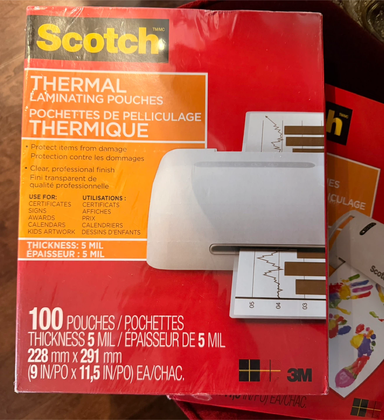 Scotch Thermal Laminating Pouches - 100 Pack🏆