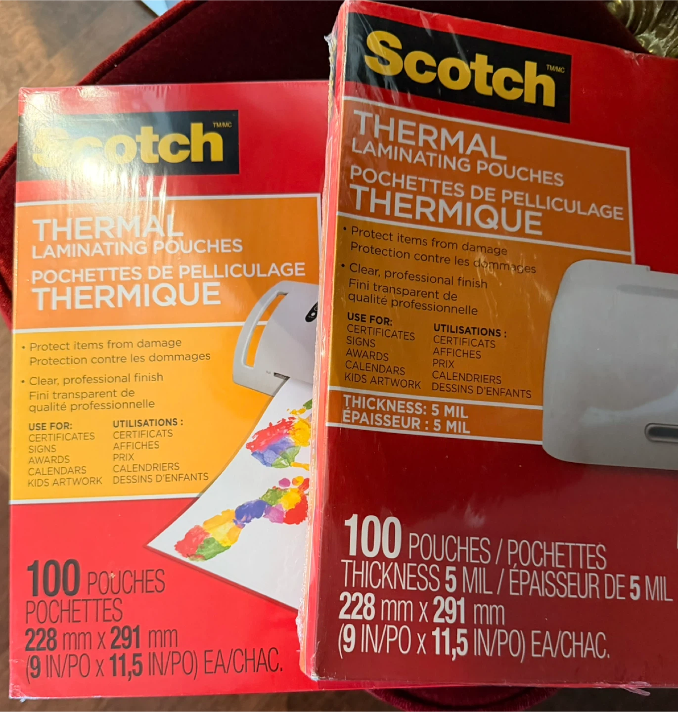 Scotch Thermal Laminating Pouches - 100 Pack🏆 - photo 3