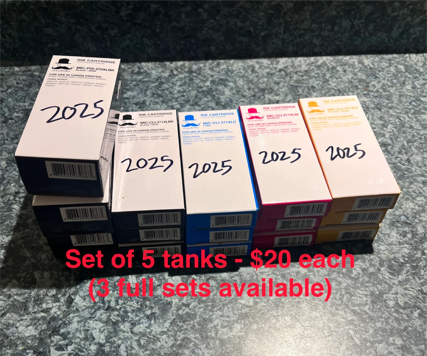 Canon - PIXMA Series Ink Cartridges BRAND NEW 270/271 XL - photo 3