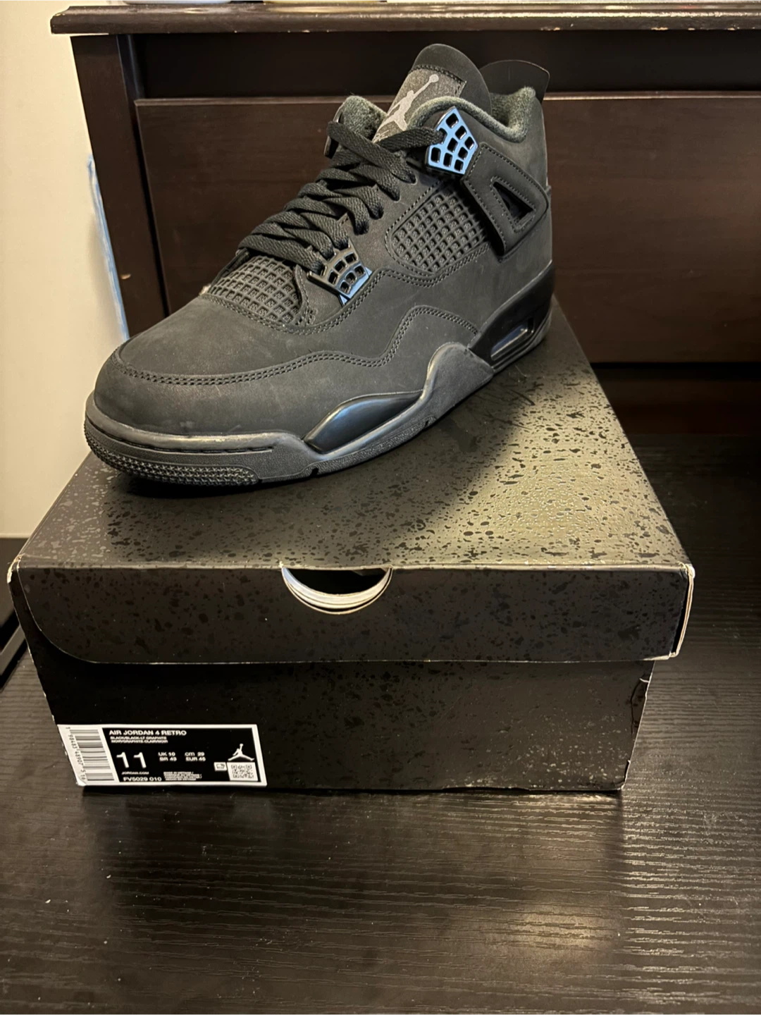Jordan 4 Black Cat size 11