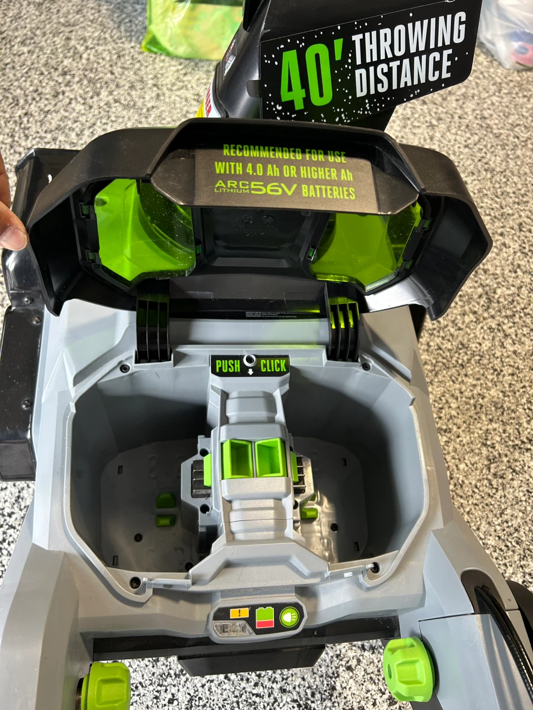 EGO POWER+ 56-volt 21-in Single-stage Push Battery Snow Blower - photo 3