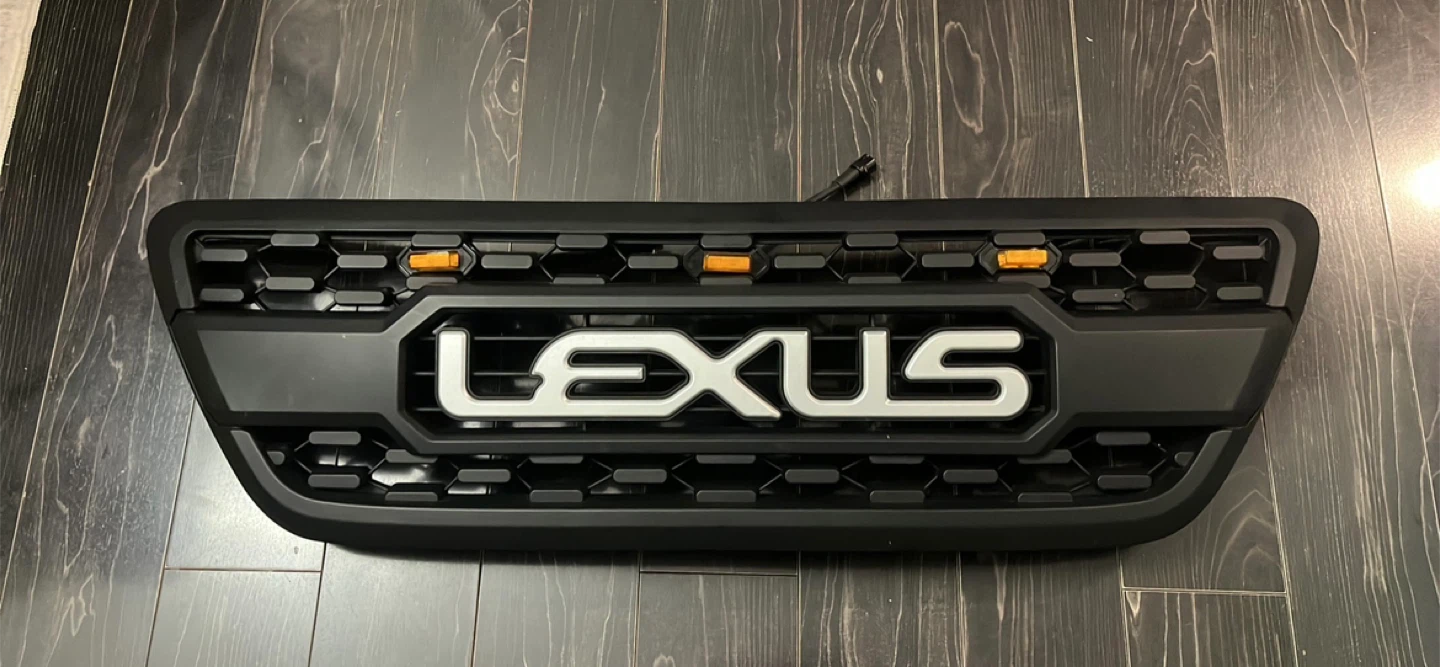 Lexus GX470 Grille with Amber Lights