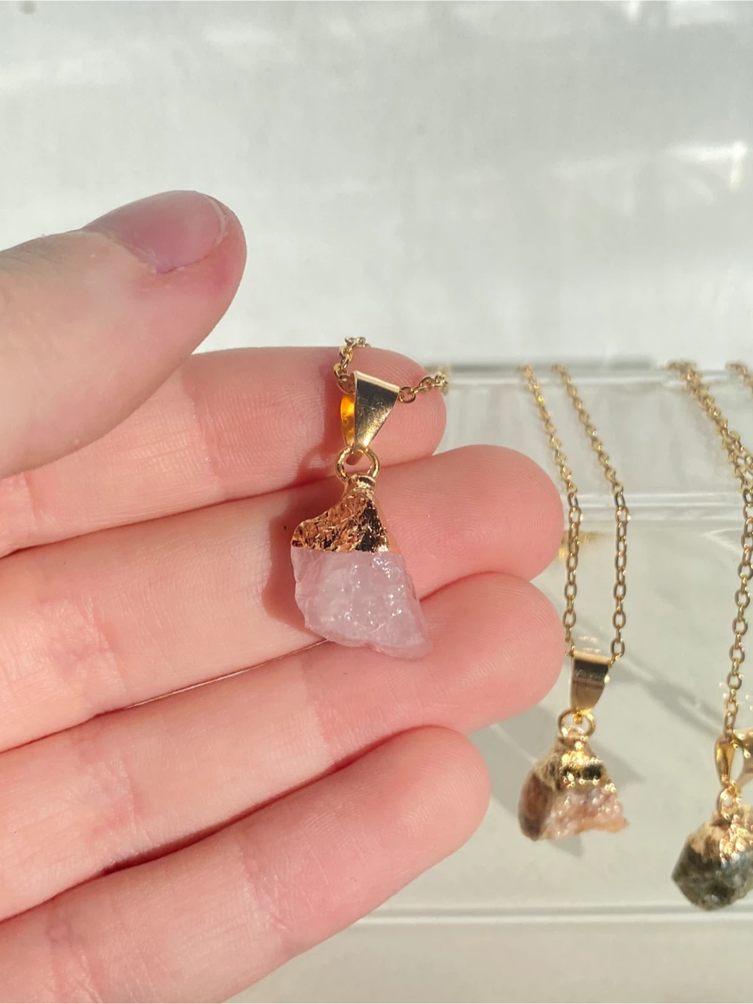 Raw Crystal Necklace - photo 3