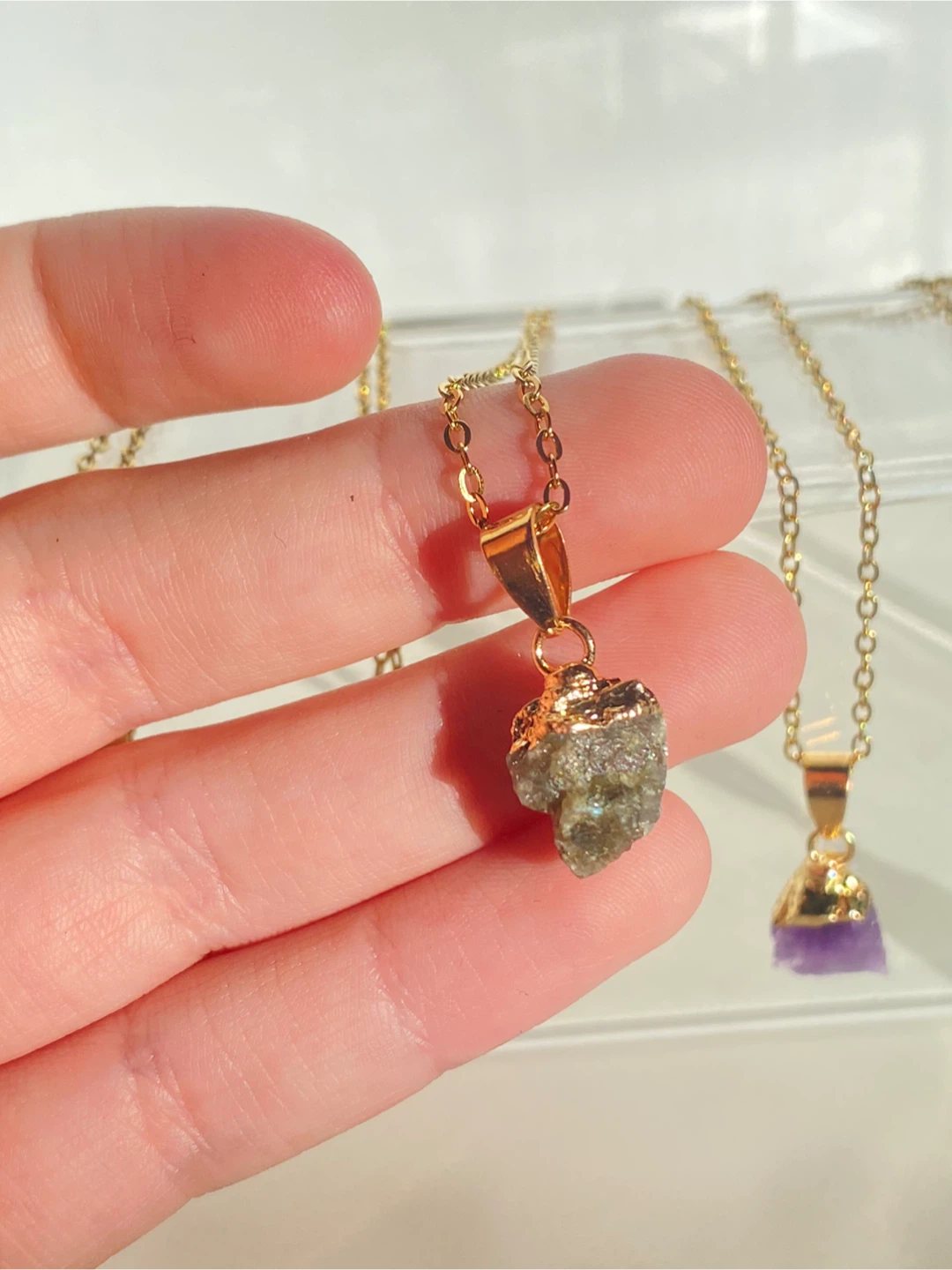 Raw Crystal Necklace - photo 5