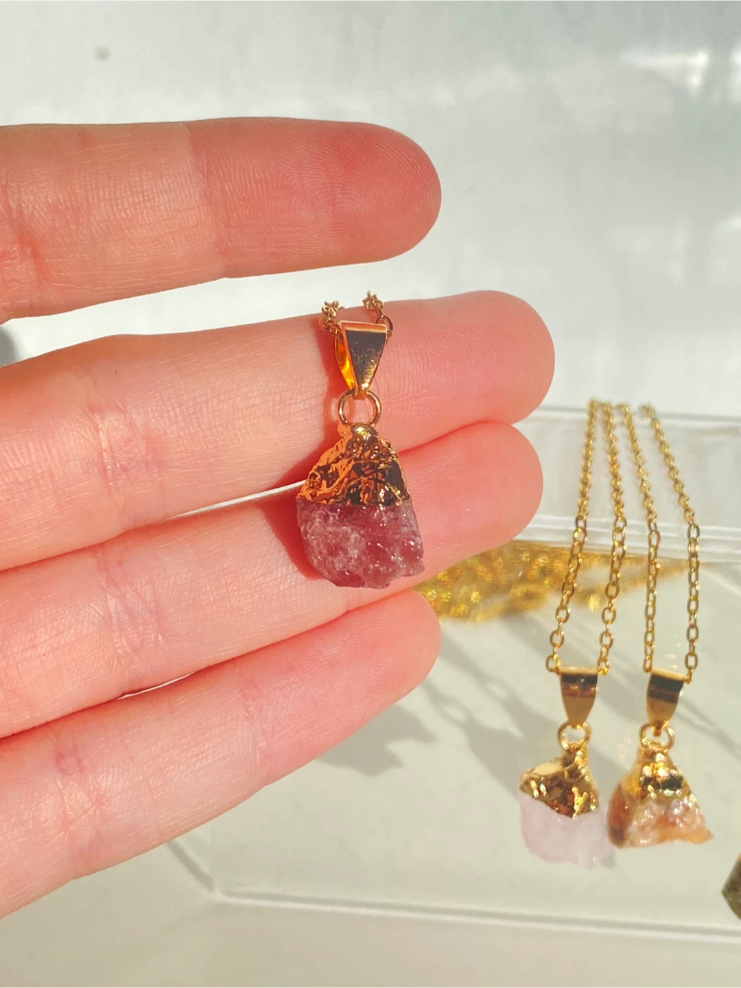 Raw Crystal Necklace - photo 2