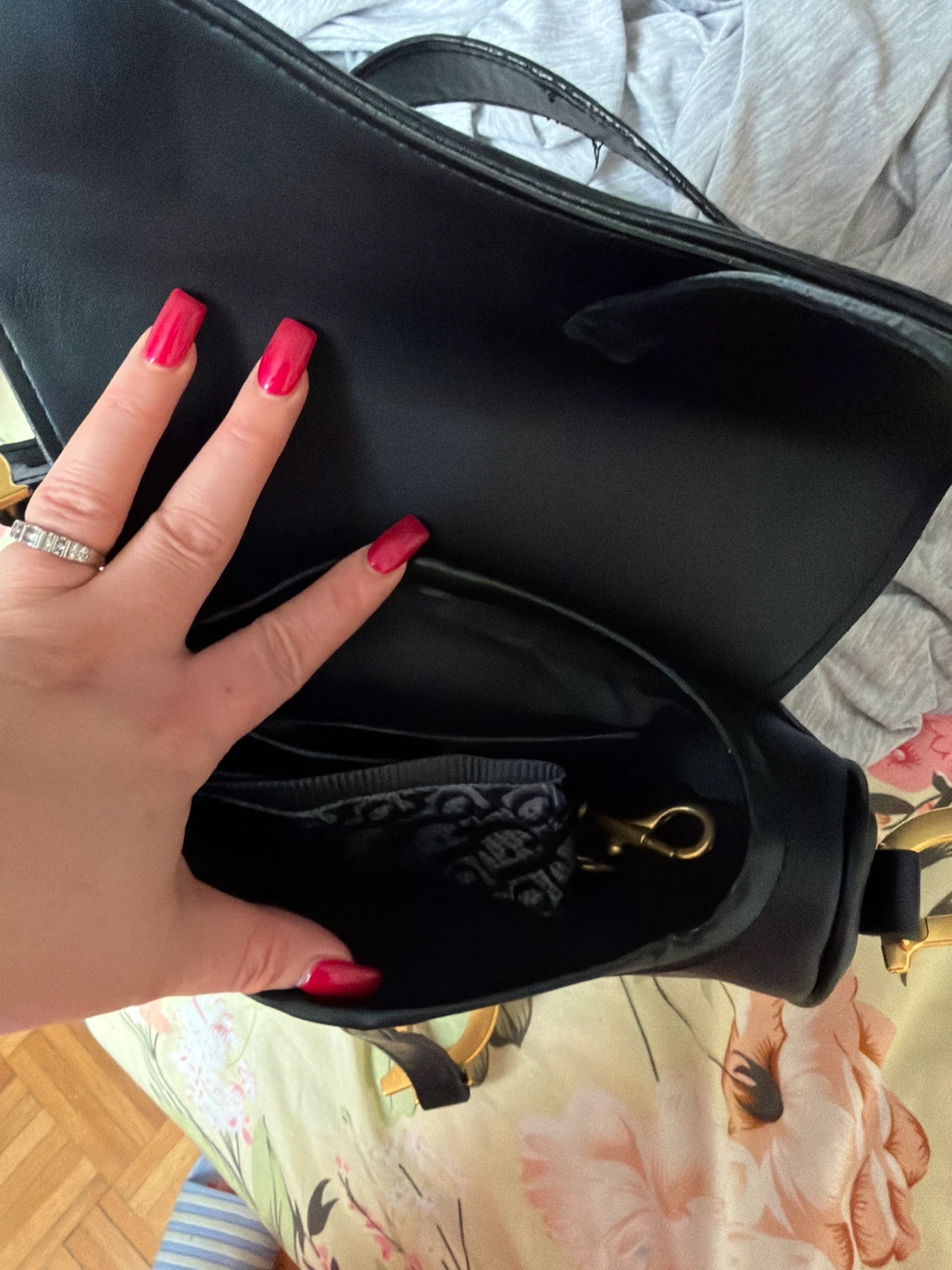 Christian Dior Saddle Bag Black - photo 3