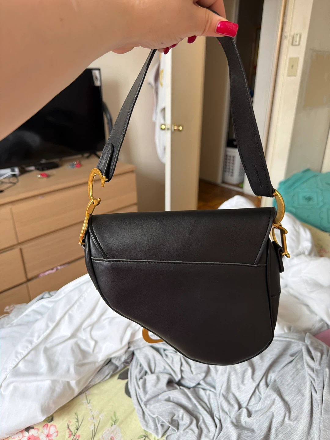 Christian Dior Saddle Bag Black - photo 2