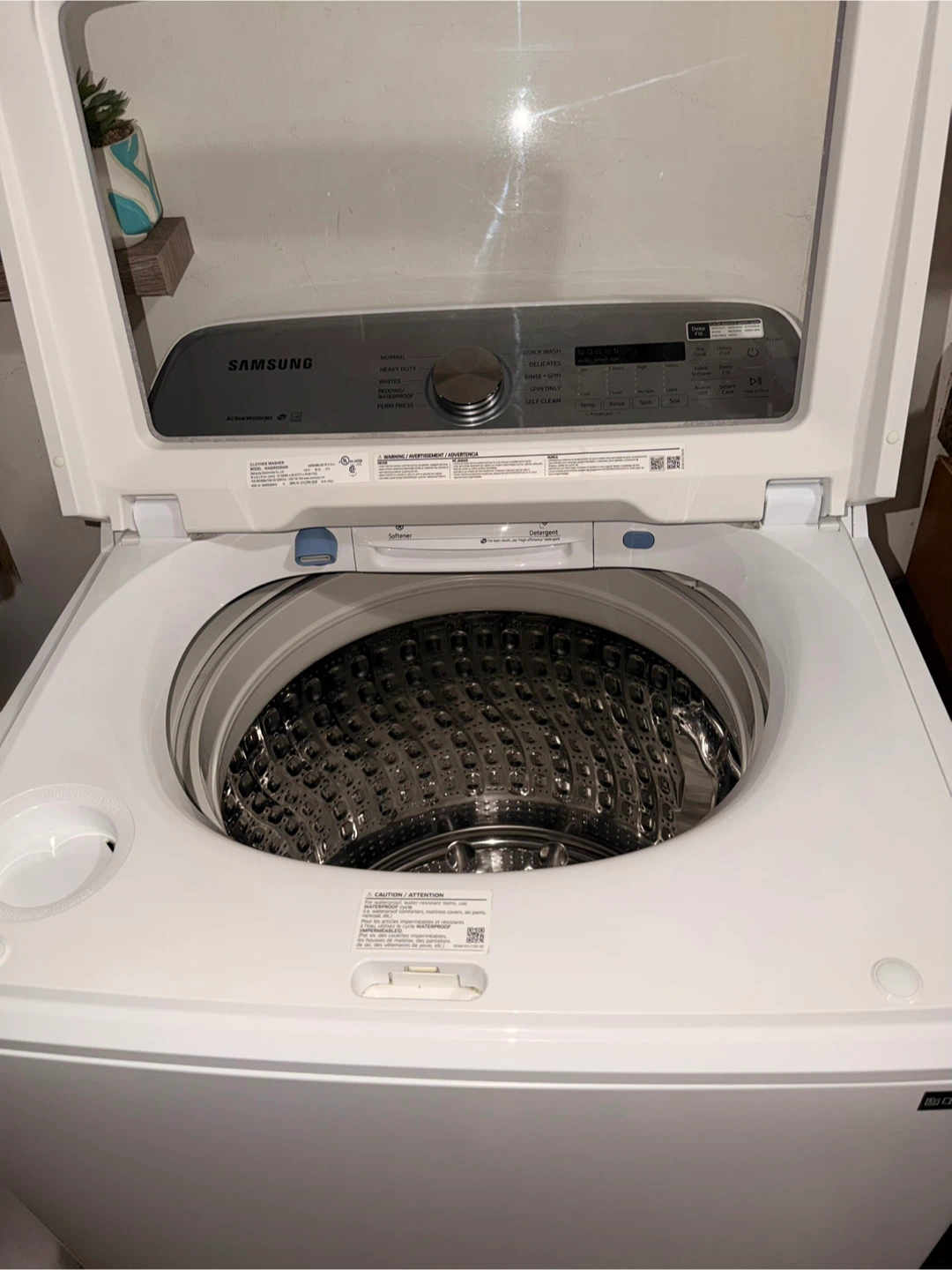 Samsung 5.0 Cu. Ft. Top Load Washer - White - photo 4