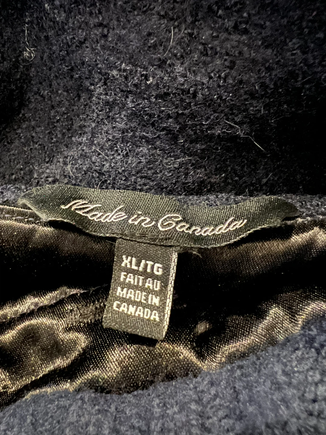 Navy Men’s Wool Peacoat - photo 3