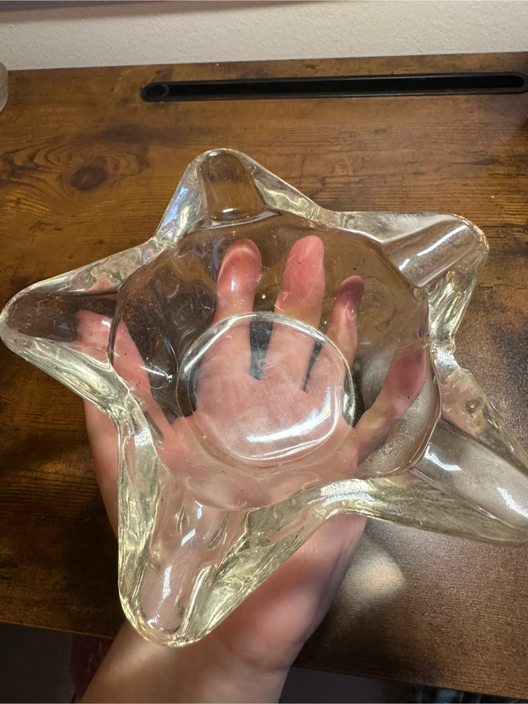 Star Shaped Glass Ashtray/Bowl - photo 2