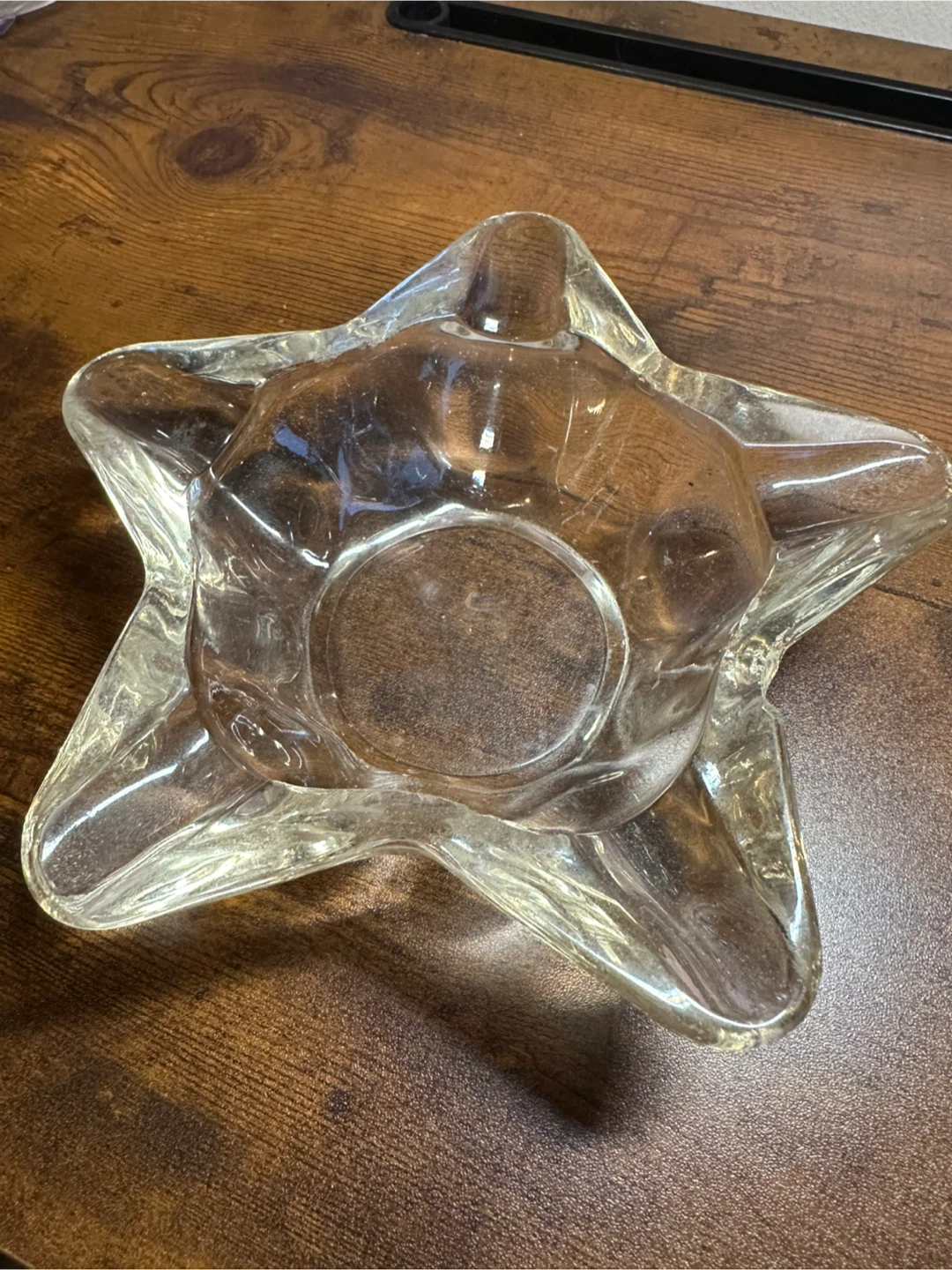 Star Shaped Glass Ashtray/Bowl