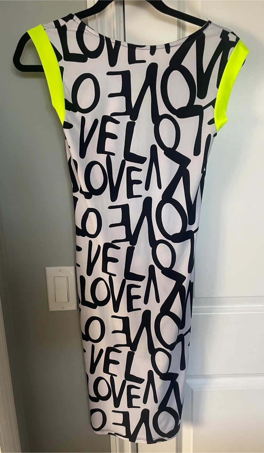 Pinklicious Dress - Black, White & Neon Yellow - photo 3