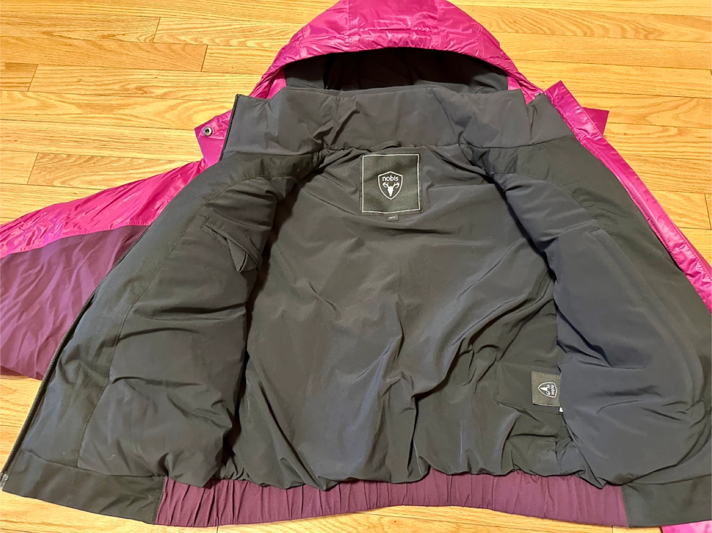 Nobis XS/TP Aspen Magenta & Black Puffer Jacket - photo 4