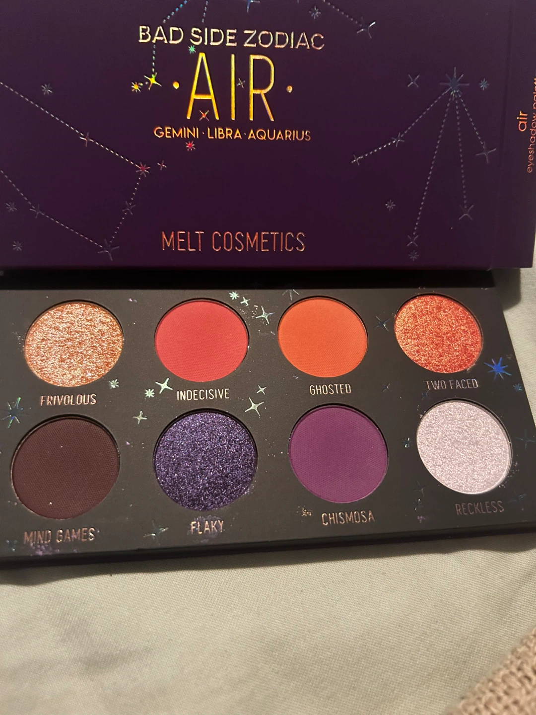 Melt Cosmetics Bad Side Zodiac Air Eyeshadow Palette