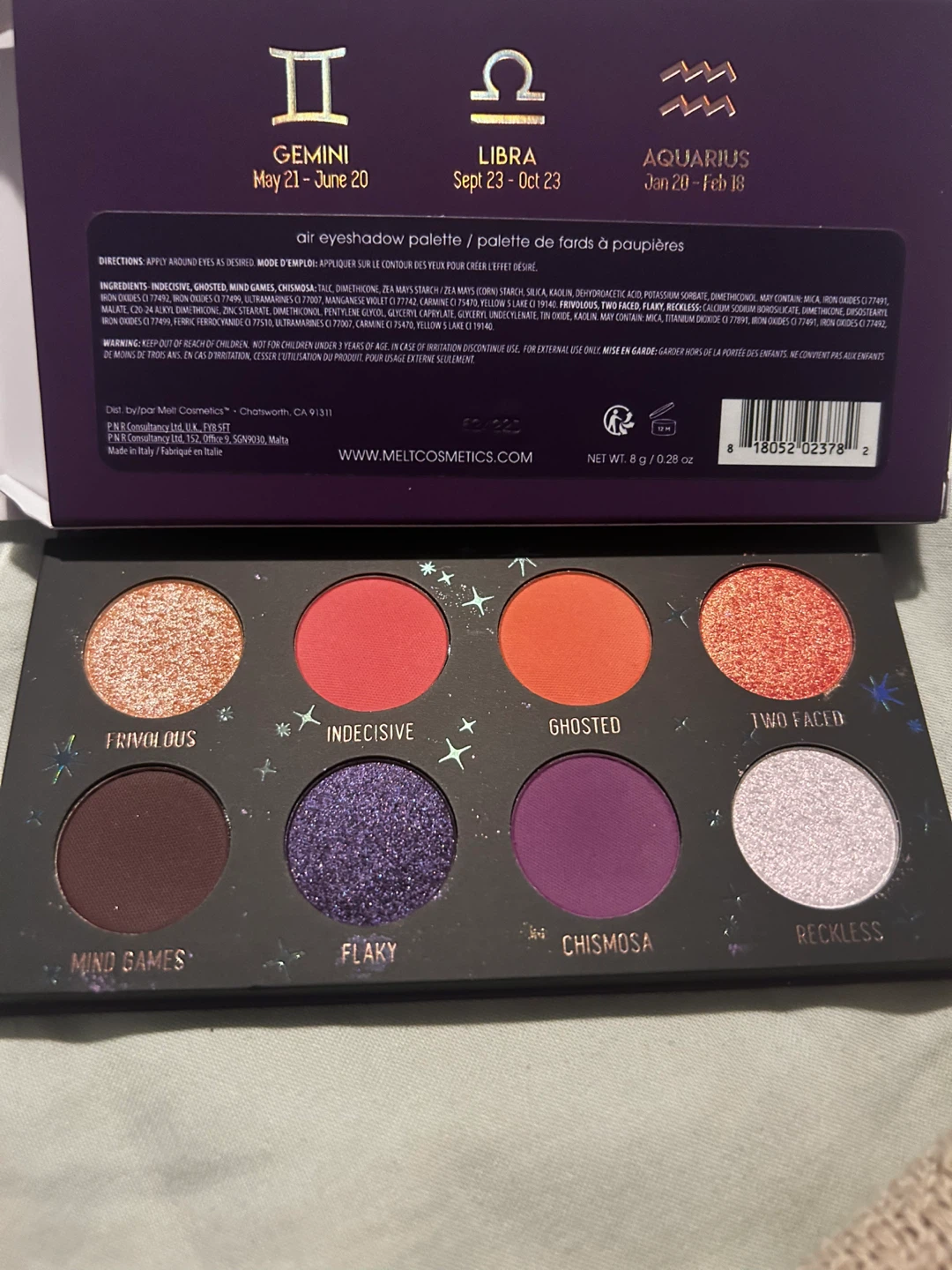 Melt Cosmetics Bad Side Zodiac Air Eyeshadow Palette - photo 2